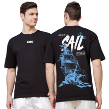 ADRO Oversize T Shirt for Men | Drop Shoulder T Shirt | Mens Oversize T-Shirt | 220 GSM Cotton Oversize Tshirt | Trendy Front and Back Printed T Shirt