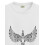 ADRO Heren Solid Regular Fit T-shirt (RN24-BIRD-WH_Wit 2