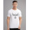 ADRO Heren Solid Regular Fit T-shirt (RN24-BIRD-WH_Wit 3