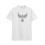 ADRO Heren Solid Regular Fit T-shirt (RN24-BIRD-WH_Wit 1