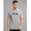 ADRO Heren Solid Regular Fit T-shirt (RN24-NEW-GR_Grijs 3