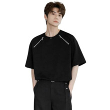 Leriya Fashion Regular Fit Men T-Shirt (LF-MT-1142_Black