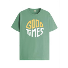 Camiseta estampada ADRO para hombre - Algod  n premium con estampado gr  fico - Camiseta Pista - RN24-TIME-PT-M