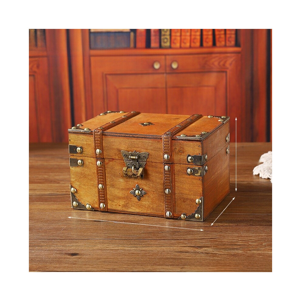 (StyleI) Wooden Storage Vintage Box With Lid For Desk And Decoration Shelf Organization-image-OPC-PHFF77S-NEW