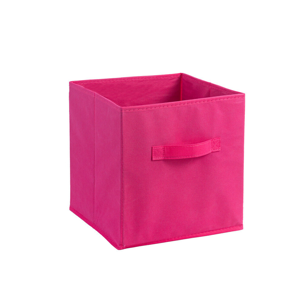 (Rose Red) Storage Foldable Home Collapsible Folding Box Home Clothes Fabric Organizer Cub-image-OPC-PHFF9SJ-NEW
