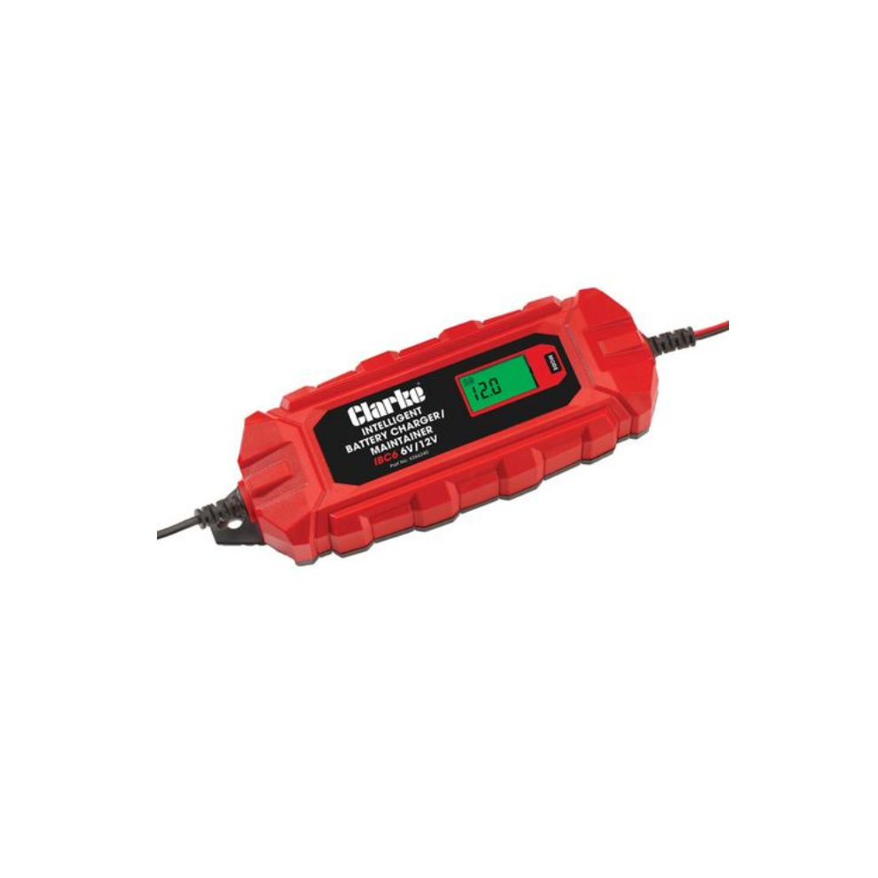 Clarke Battery Charger Intelligent 6A Smart Trickle Charger 6V 12V Ibc6 5016086259428