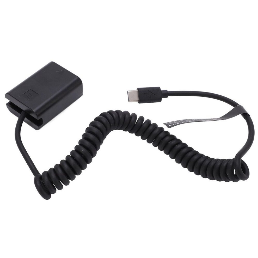 Type C Power Adapter Dc Coupler Fw50 Full Decoded Dummy Battery For Sony A6000 A6500 A9 A7