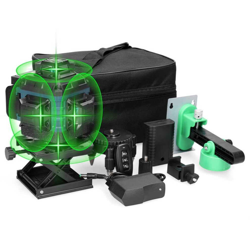 Multifunctional 16 Lines Laser Level 3 Degrees  Self-leveling Machine Rechargeable Lithium Battery Leveling