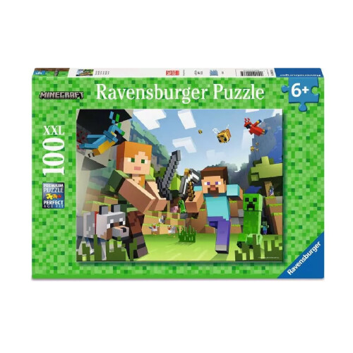 Ravensburger Ravensburger Minecraft 100 Piece Jigsaw Puzzle XXL