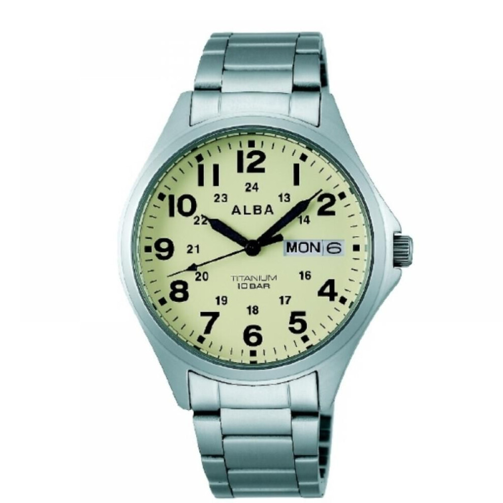 Alba [quartz Watch] Alba  Alba  Titanium Sporty Style Aqpj401