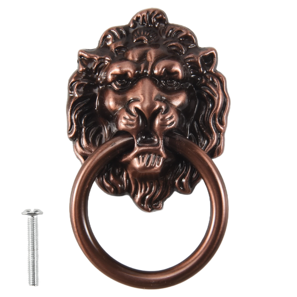 Antique Style Metal Lion Shaped Drawer Pull Handle 2.5"-image-OPC-PHFFNB8-NEW