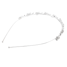 Bridal Bridesmaid Flower-Leaf Pattern Headband Wedding
