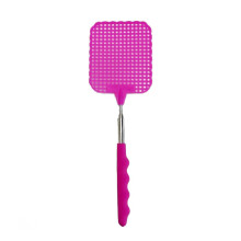 Flyswatter Fly mosquito insects swatter telescopic up to 73 cm pink