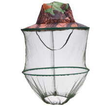 Camouflage Fishing Hat Bee keeping Insects Mosquito Net Prevention Cap Mesh Outdoor Sunshade Lone Neck Cover