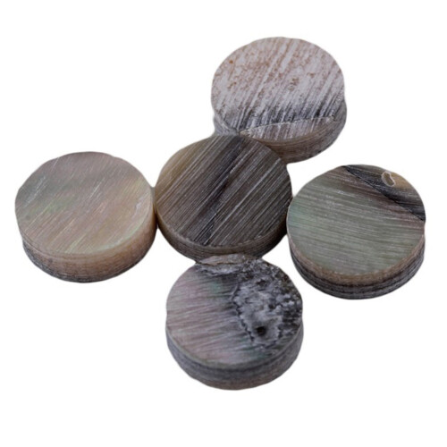 Green Abalone Inlay Dots 6mm Guitar Ukulele Banjo Maker (Pacote com 20) 2