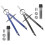 Professional Compass with Lock, for Geometry, 6inch Spring Bow Compass, Precision Math, Drafting Drawing (2 Pack) 3