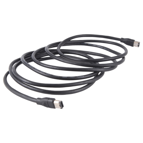 Μαύρο καλώδιο IEEE 1394 Firewire 400 προς καλώδιο, 6 ακίδων/6 ακίδων αρσενικό / - 10 πόδια 2
