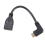 Mini a cable de 0,5 pies, ángulo recto de 90 grados 1