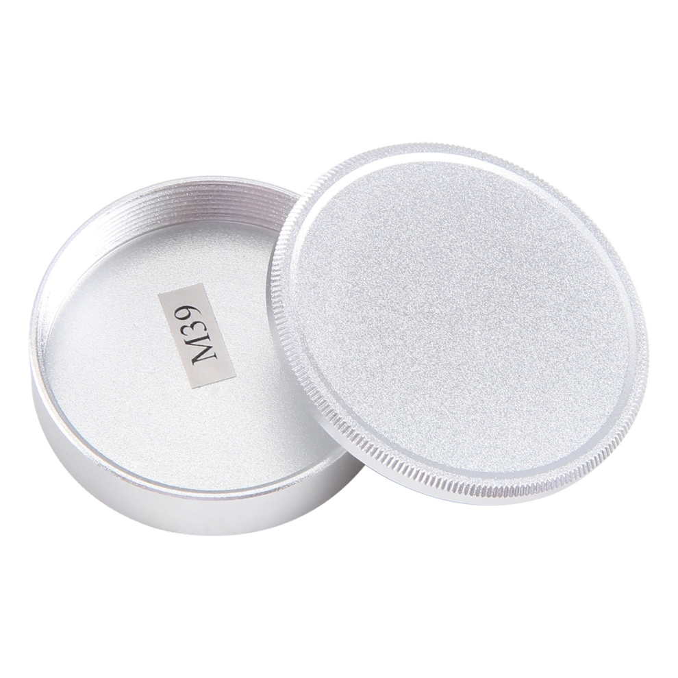 MetallgehäUsedeckel Und ObjektivrüCkteil FüR M39 Ltm-Schraubmontage Mcm39S (Silber)-image