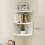 Corner Shelf Punching-Free Bookshelf Kitchen Triangle Cabinet Storage Rack 3