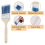 Paint Brushes, 3 Inch, 12 Pack, Angle Treated Wood Handle, Brushes for Walls, Wall 6