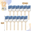 Paint Brushes, 3 Inch, 12 Pack, Angle Treated Wood Handle, Brushes for Walls, Wall 4