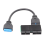 USB 3.0 19Pin HUB με τσιπ, αρθρωτό καλώδιο, επέκταση δεδομένων μητρικής πλακέτας 1