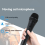 Microfone de karaokê com interruptor Microfone dinâmico com fio para performance vocal e canto 5