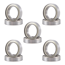10 stuks miniatuur afgedichte metalen afgeschermde metrische radiale kogellagers model: 6701 ZZ 12x18x4MM