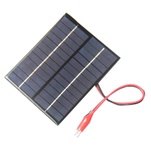 12V 2W Solar Panel Charger Power DIY Cell Module Battery Waterproof for Car Outdoor Camp