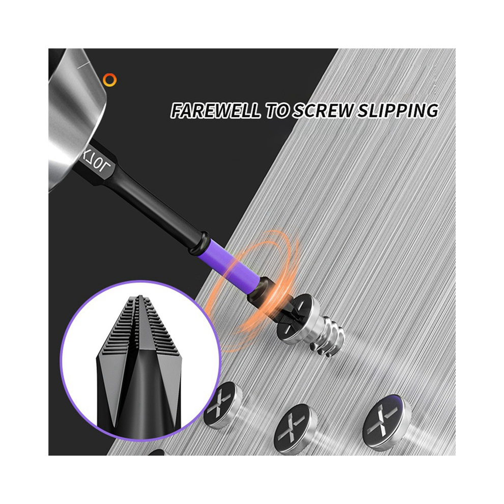 PH2 Magnetic Batch Crosses Screwdriver Impact Drill Bit Screw 150mm Non-Slip Electric Power Tools-image-OPC-PHFFR6Y-NEW