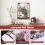 Αυτοκόλλητο τοίχου 3D Window Peach Blossom Flower Art, αφαιρούμενη τοιχογραφία 7