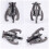 Extrator de rolamento de engrenagem de 3 polegadas e 75 mm, kit multifuncional, extrator de polia de volante reversível de 3 mandíbulas 11