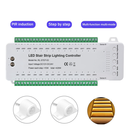 Treppen-LED-Bewegungssensor-Controller Smart Induktionsstreifen-Dimmer Treppenlicht 2