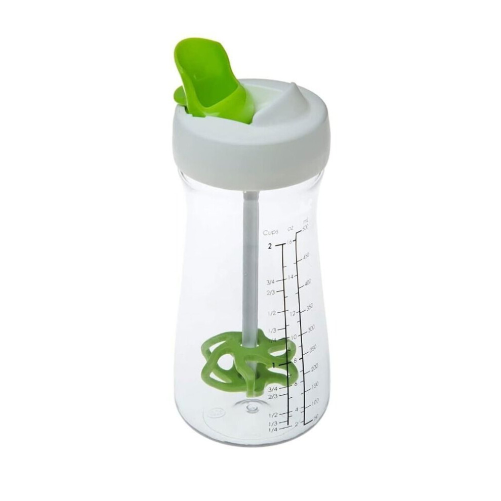 Green Salad Dressing Shaker Container Bpa Free Salad Mixing Bottle  Kitchen