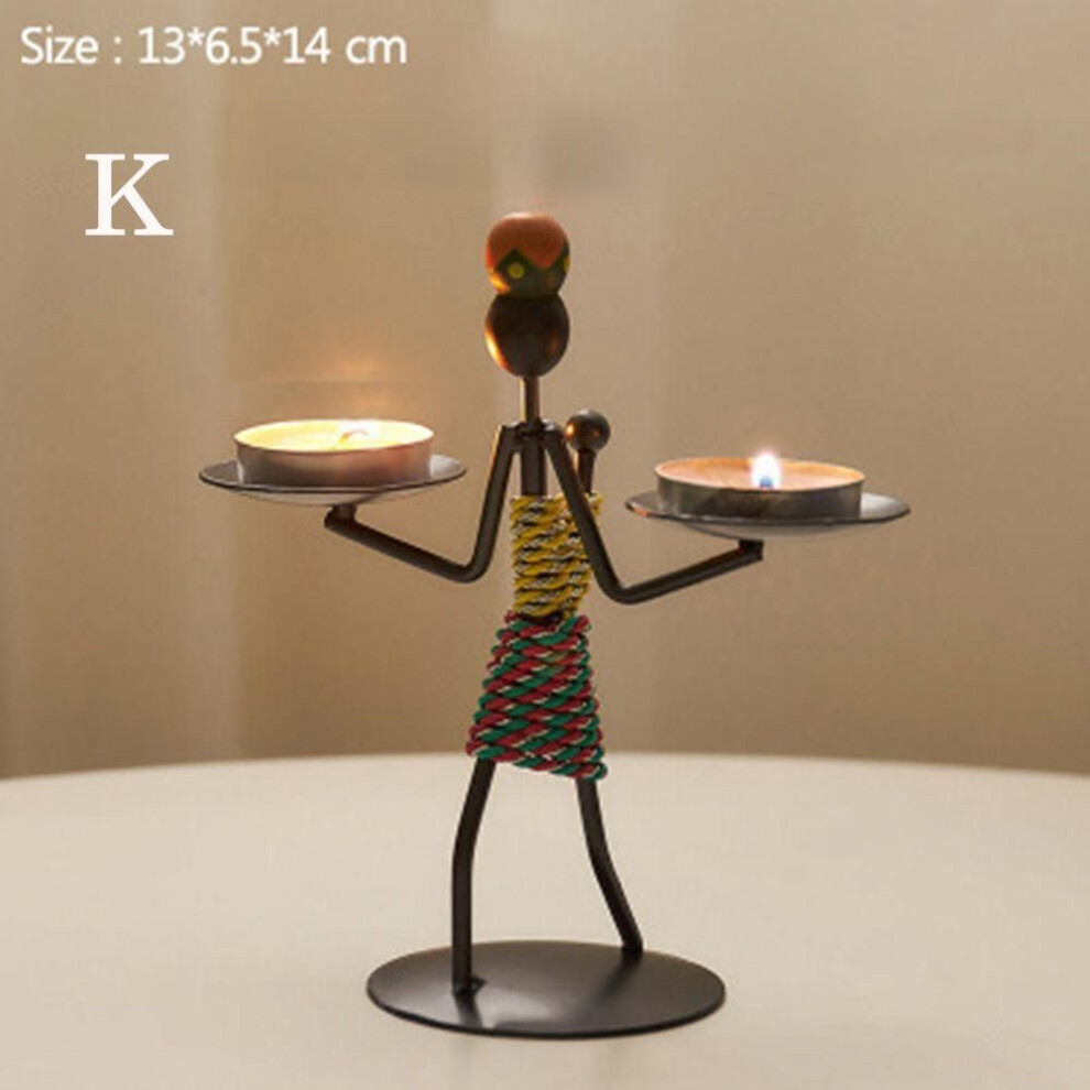 (K) Decor Home Decor Props Candlelight Dinner Wedding Decoration Candle Stand Candle Holder Candlestick