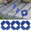 Deck Board Spacers 6-pieces Decking Board Spacers With 4 Thickness Precision Control Board Alignment Gear For Basement Park 2