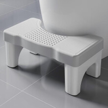 Toilet Stool, Toilet Potty Step Stool for Seniors Kids, Thicker Plastic Squatting Toilet Stool, Non-Slip Toilet Assistance Step Stool