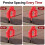 Deck Board Spacers 6-pieces Decking Board Spacers With 4 Thickness Precision Control Board Alignment Gear For Basement Park 9