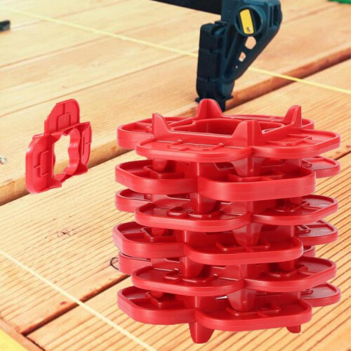 Deck Board Spacers 6-pieces Decking Board Spacers With 4 Thickness Precision Control Board Alignment Gear For Basement Park 2