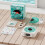 (green) Lamp Record Player, Waves Vinyl Bluetooth Speaker with 4 Modes Adjustable 3