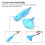 Andoer Handheld Battery Operated Electric Spin Duster Feather Duster Retractable Microfiber Cleaning Brush 3