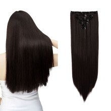 7Pcs Clip-In Straight Hair Extensions
