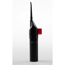 (Negro) Hilo dental portátil para limpieza de dientes, agua, palillo de dientes manual de alta presión, para uso