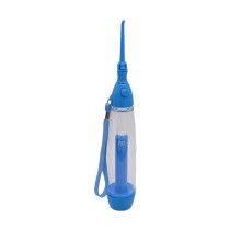 (Azul) AD-Nuevo Irrigador Oral Portátil Limpia la Boca Enjuaga tus Dientes Irrigación Manual de Agua