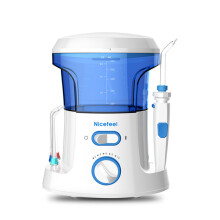 Irrigador bucal Nicefeel Home Appliance (color azul), irrigador bucal con chorro de agua, blanqueador dental de