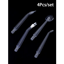 (4 piezas) 4 piezas/juego de boquillas dentales reemplazables para irrigador bucal, chorro de agua, enjuague bucal,