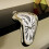 (1 Count, one-size) Creative Melting Distorted Roman Digital Wall Clock, 1 Count Surreal Style Clock, Distorted Clock Decorations, Home Accessories 1