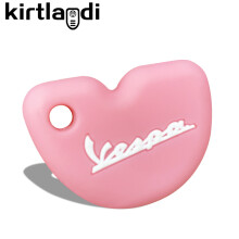 (rosa con blanco) Funda de gel de sílice para llave para Vespa Enrico Piaggio GTS300 LX150 946 Fly 125 3vte Gts