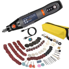 (Accesorio de 275 piezas) Herramienta rotativa inalámbrica USB de 35 W, minitaladro Dremel para bricolaje, bolígrafo